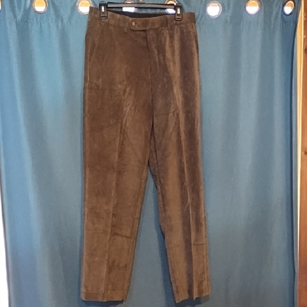 Alan Flusser Brown Corduroy Men’s Pants